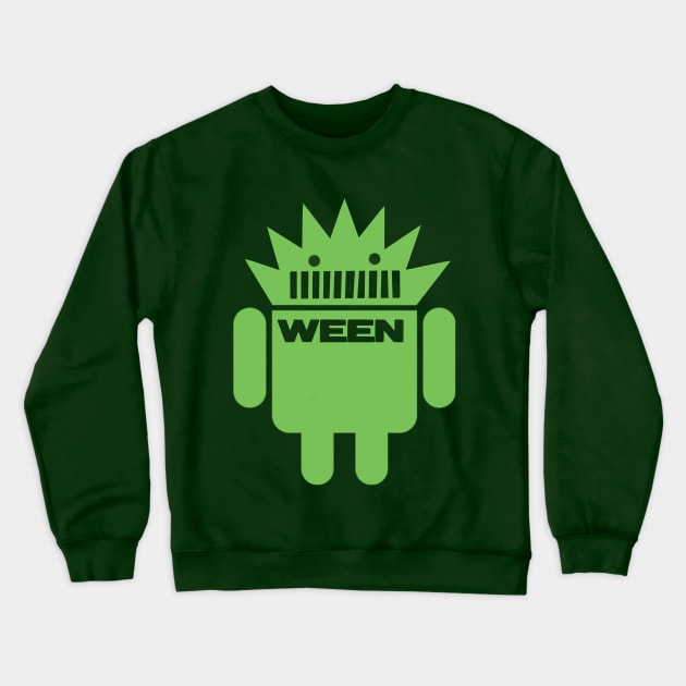 Ween Android Boognish Crewneck Sweatshirt by brooklynmpls